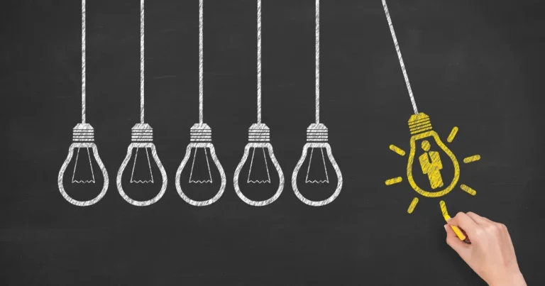 Illustration of four HR development strategies designed to reduce employee turnover