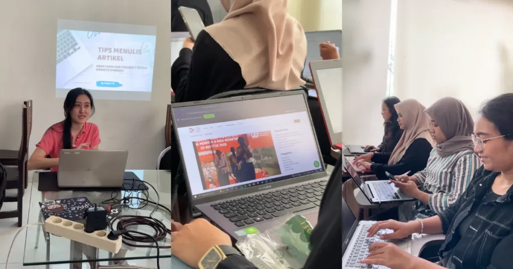 Sharing Knowledge Synergy tentang strategi penulisan artikel untuk website guna meningkatkan kualitas dan efektivitas konten digital